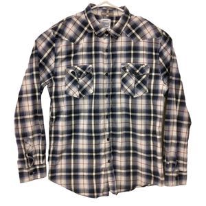 44mm shirt mens XL Xlarge button multicolor plaid long sleeve legendary goods